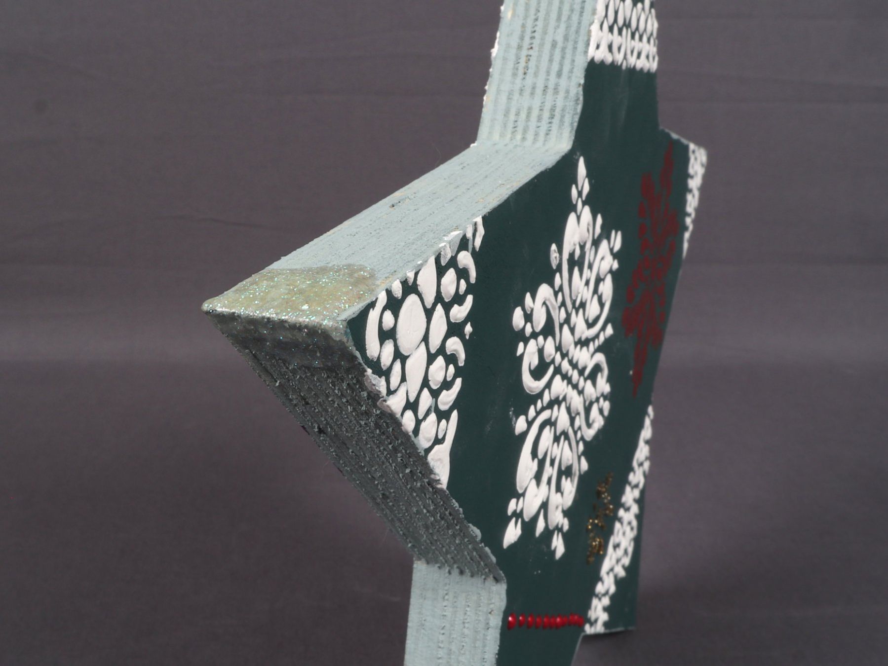 Tutte le decorazioni: WEIHNACHTSDEKO Bemalter Stern – Usato da Steinen venduto da Restwert_Steinen 4