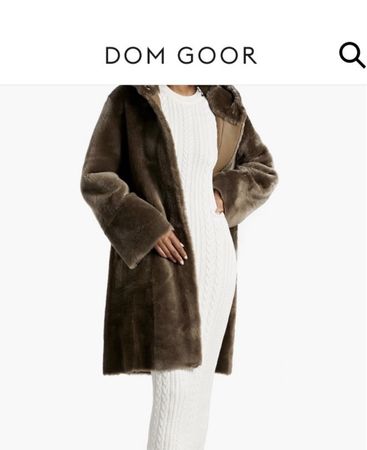 Dom Goor Shearling Jacke L