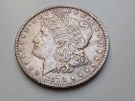 🇺🇸  USA Morgan Dollar 1878 VF silver 26.7g .900