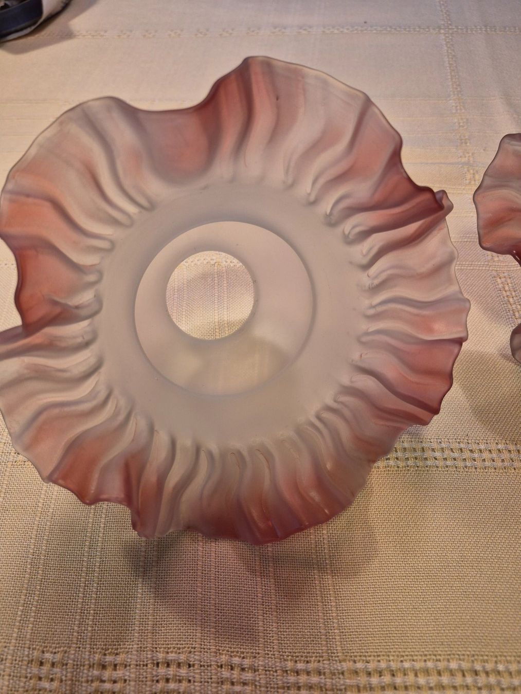 Lampen: 2 verres de lampe anciens – Gebraucht aus charmoille von mir_my9f 4