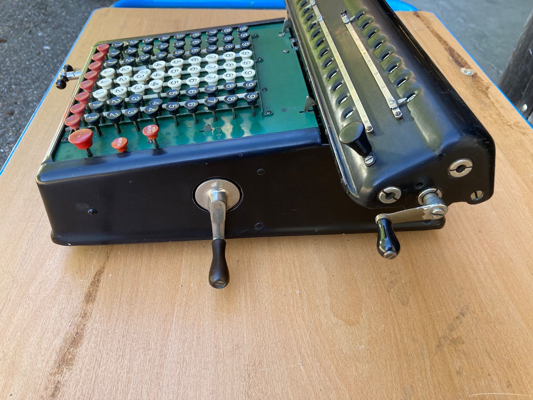 Calcolatrici tascabili: Rechenmaschine MONROE Calculating Machine U.S.A. – Usato da Bauma venduto da Dampf63 3