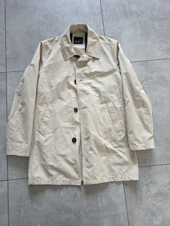 Digel Beige Cotton Blend Coat - Men's Size 48 (UK 38R)