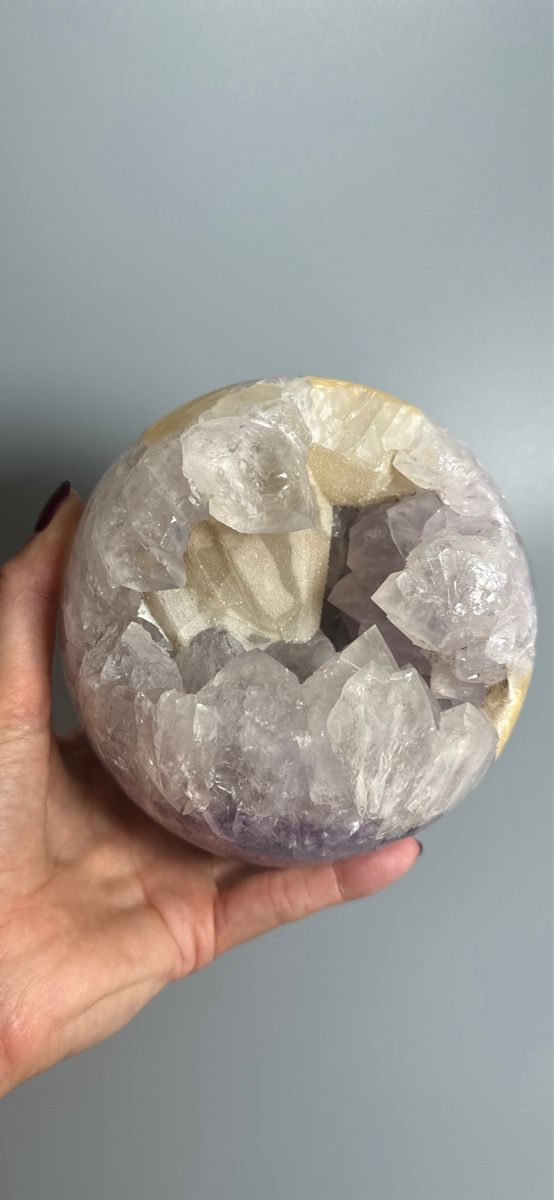 Pietre preziose: Amethyst Kugel 2.5kg, 12.5cm – Nuovo e nell'imballaggio originale da Zürich venduto da unique2010 3