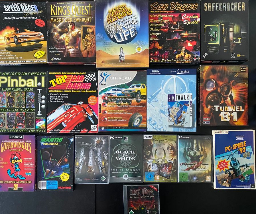 Alte PC Games in einem Set ab 1. Stutz Kaufen auf Ricardo