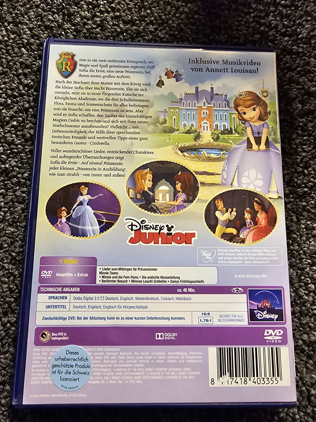 Tutti i DVDs: DVD Sofia die Erste - Auf einmal Prinzessin(19797) – Usato da Ruswil venduto da jan_bxl5 1