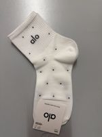 Alo Weiss gepunktete Socken Grösse 36-39 neu