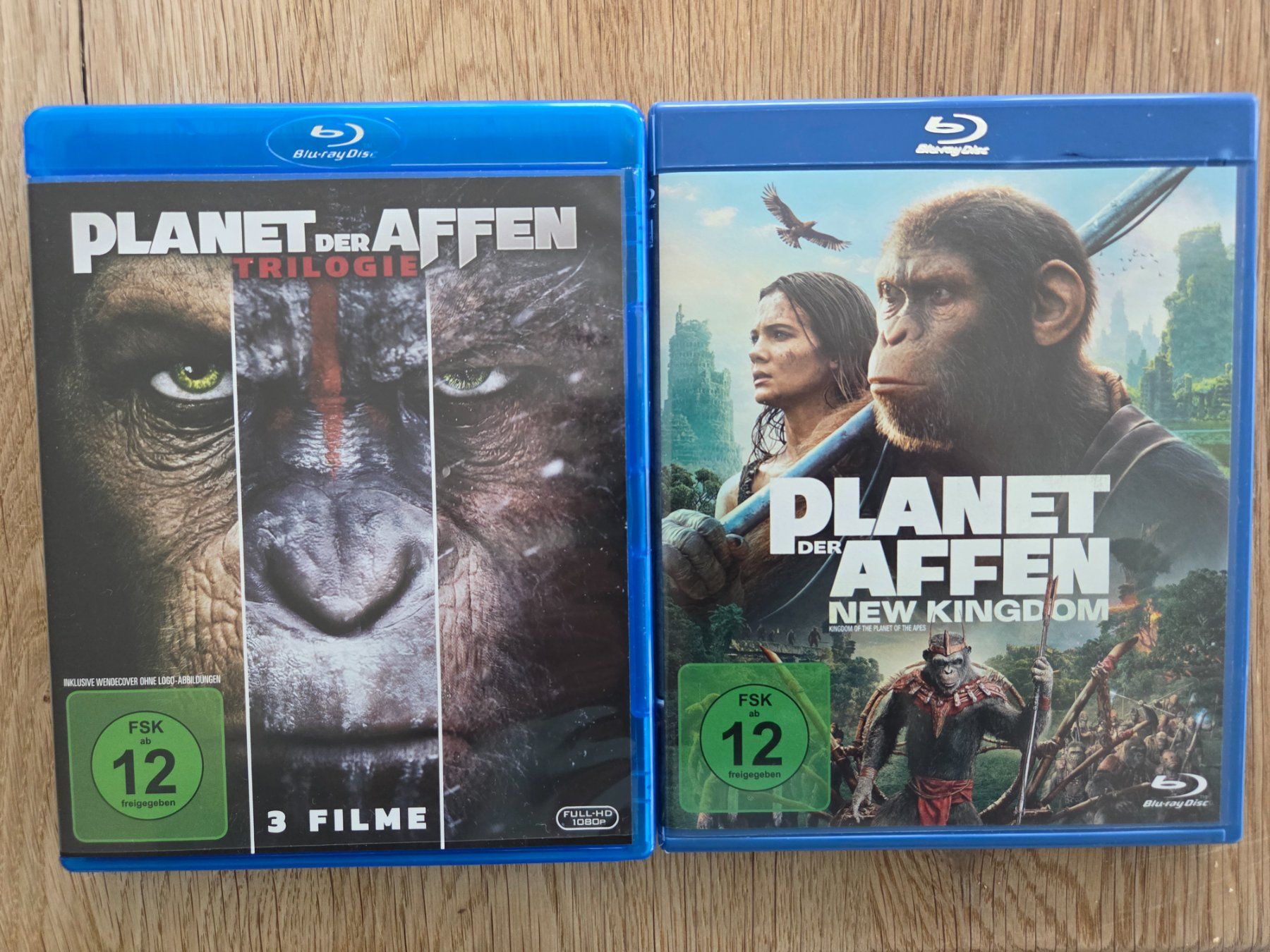 Alle DVDs: Planet der Affen (4 Blu-Rays) – Gebraucht aus Niederhelfenschwil von George27