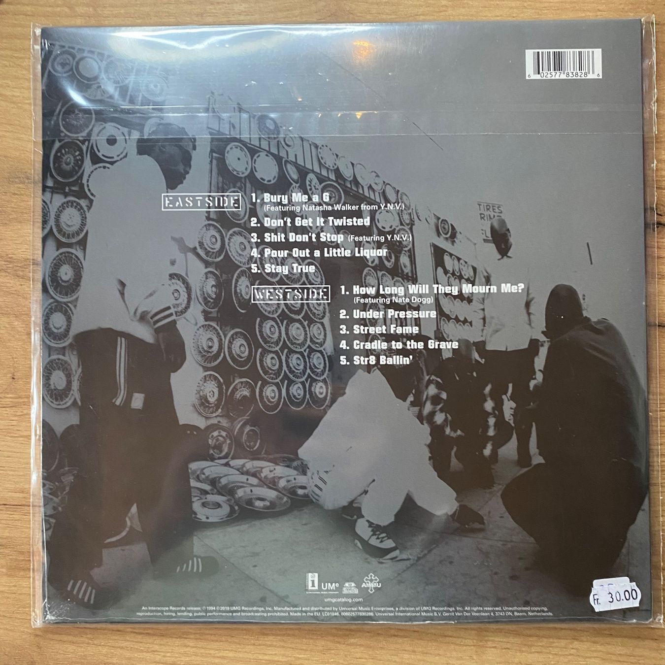 Schallplatten: THUG LIFE - VOLUME 1...EU 2019 SEALED LP – Neu und originalverpackt aus Gals von Diskopatshop 1