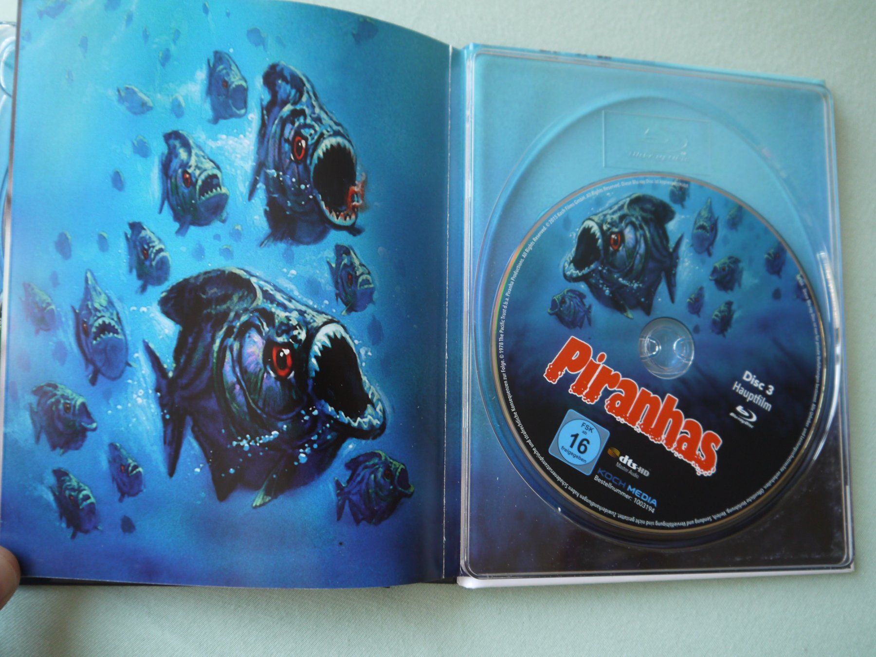 Tous les DVDs: PIRANHAS - Joe Dante - Mediabook – D'occasion à Hagendorn par Blaf 2