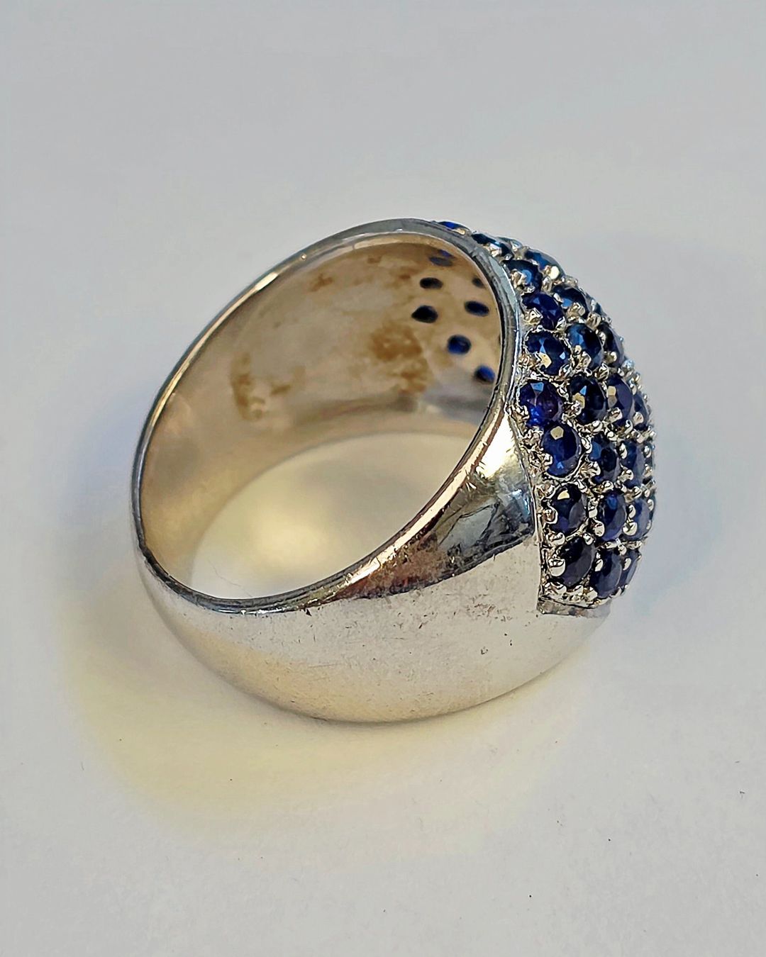 Bagues: Ring Silber mit Saphiren Grösse 56 neu – Neuf (Voir description) à Zürich par benedikt12 2