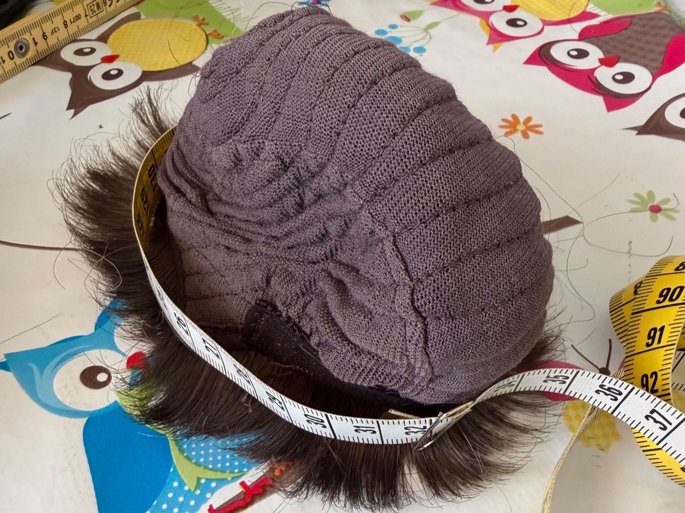 Puppen: Puppenperücke, Perücke Puppen, U: 31 cm, L: 13 cm, Echthaar – Gebraucht aus Egg b. Zürich von Mogli93 3