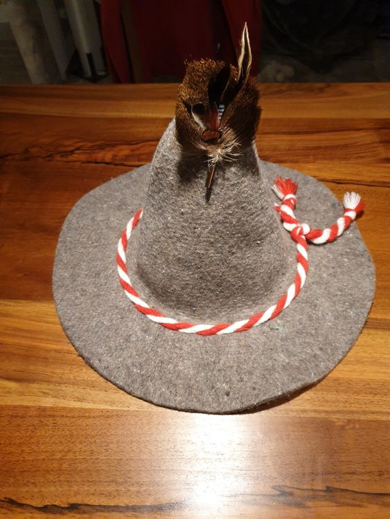 Trachtenhut Herren Bayern Mit Feder - Oktoberfest Hut Im Modernen Design Für Bierfest & Party