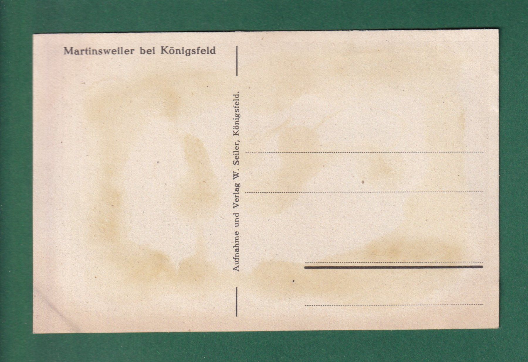 Cartes postales: MATINSWEILER bei Königsfeld – D'occasion à Pully par nicecards-shop 1