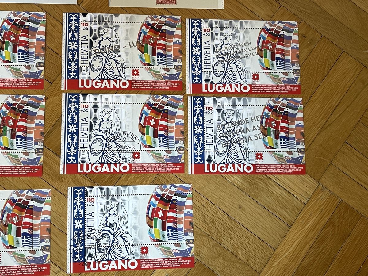 Tutti i francobolli: bloc lugano 2022 expositions universelle. – Nuovo (secondo la descrizione) da peseux venduto da laurencephil 4