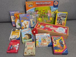 13x Kinderspiele (Lern-, Karten- & Würfelspiele)