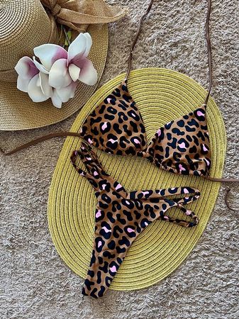🔥Bikini Leo Print  Gr. S - Gratis Versand - Letzte Stücke