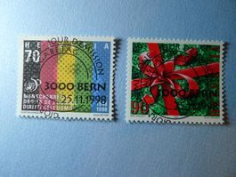 1998 Sonderpostmarken 961 + 962 ET Vollstempel