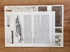 1 Modellbogen Pädagogischer Verlag Bahnhof