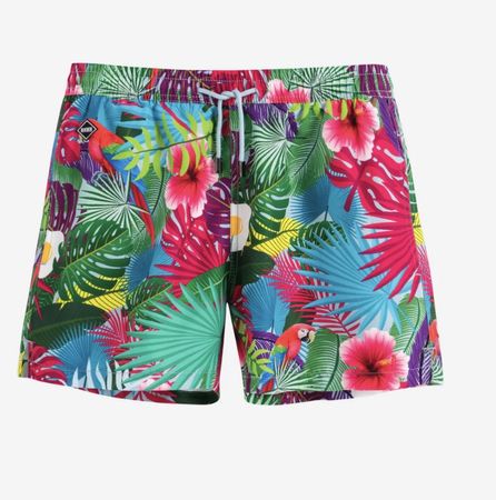 Badehose Herren Nikben Grösse M bunt tropisch Strand Sommer 