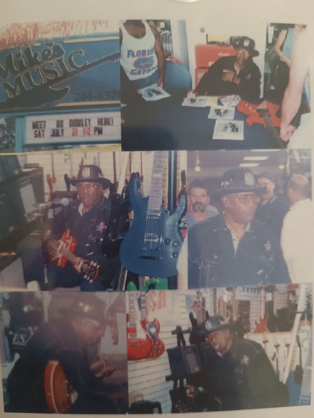 Autografi: Bo Diddley - 20x25cm Promofoto - handsigniert – Usato da Menziken venduto da Artographs 1