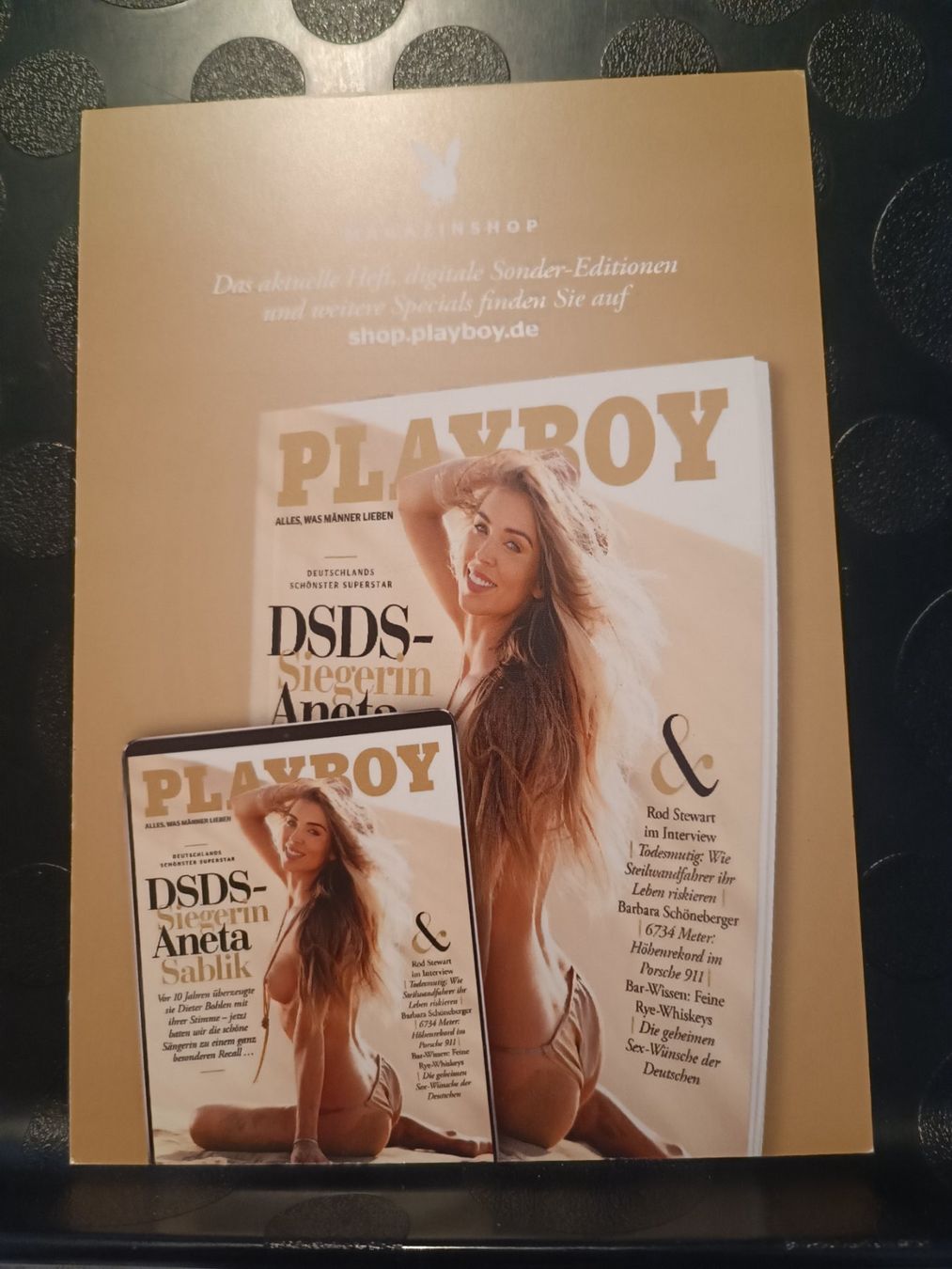 Autografi: Greta Thiesen - handsignierte Playboy Autogrammkarte – Usato da Menziken venduto da Artographs 1