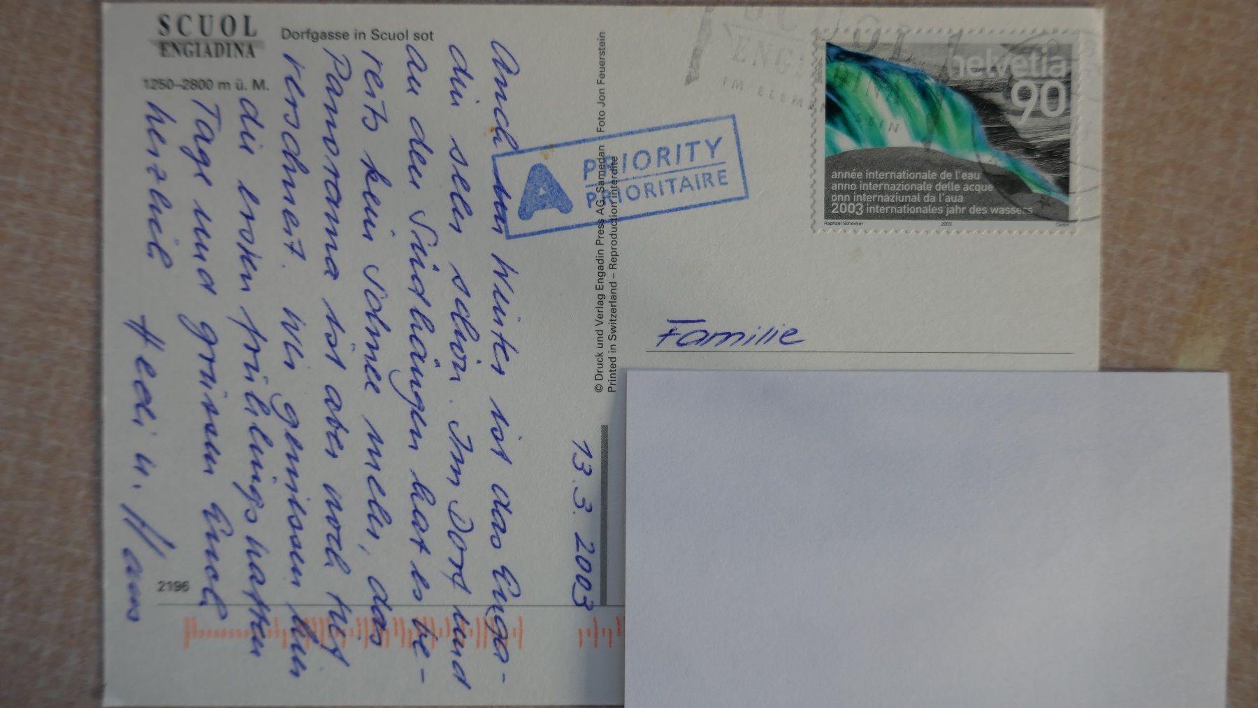 Cartoline postali: Scuol – Usato da Oberriet SG venduto da ret_7j2k 1