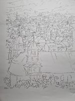 WILLI FUST LITHOGRAPHIE SIGNIERT  OLTEN UM 1990