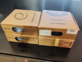 4x 3D Printer Filament: Creality, Polyterra, Esun - Neu