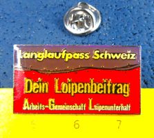 LANGLAUF-PASS SCHWEIZ PIN