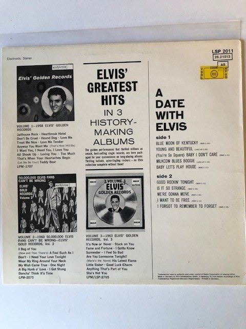 Dischi in vinile: Elvis Presley – Usato da Aarwangen venduto da Jukebox3 2