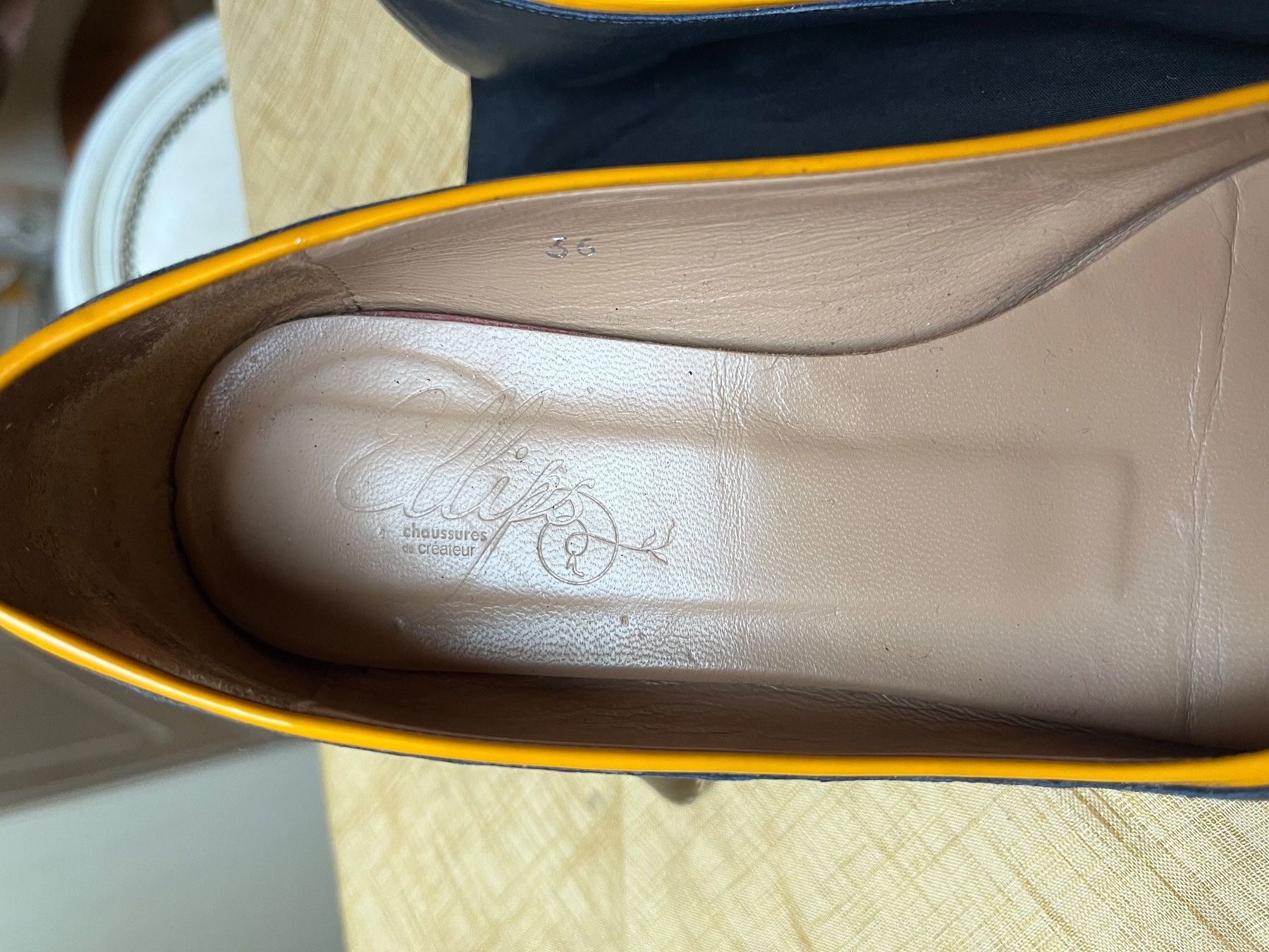 Scarpe da donna: Ballerines en cuir – Nuovo (secondo la descrizione) da Sion venduto da dol_v5bk 4