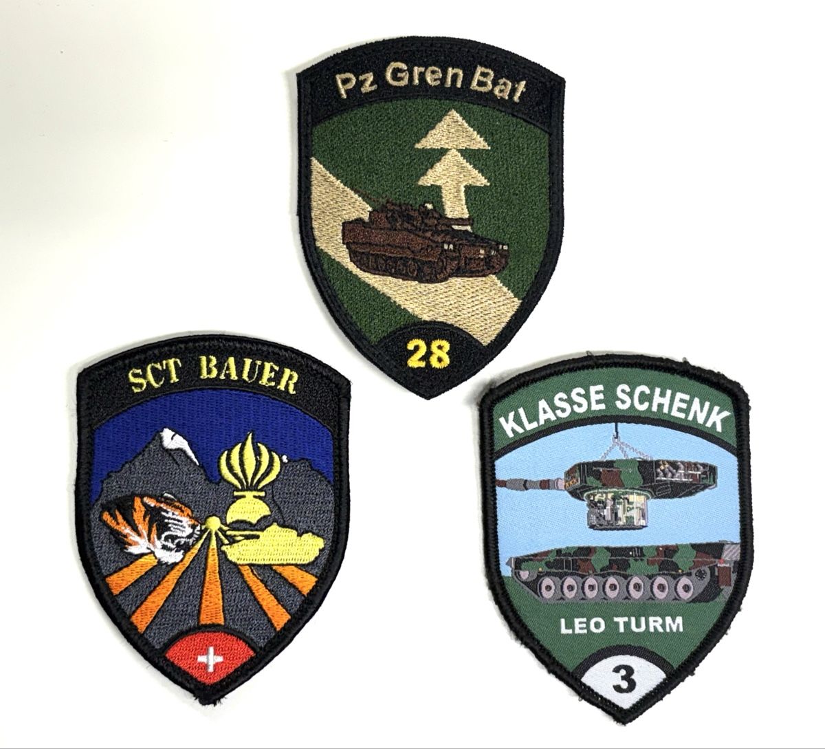 Schweizer Armee Placchette & Badge: Patches Schweizer Armee Panzergrenadier / Rep – Usato da Riedikon venduto da Rokh01