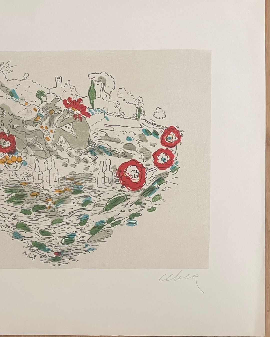 Grafica & Litografie: PAUL LEBER LITHOGRAPHIE SIGNIERT NUMMERIERT – Usato da Gersau venduto da grafik-kunst 2
