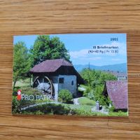 Markenheftchen ET Pro Patria 2002 Bürren Aare