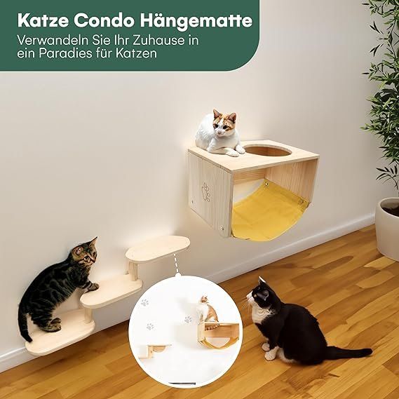 Tiragraffi: Katzen Klettern Wall Lounge mit Leiter – Nuovo e nell'imballaggio originale da Oberentfelden venduto da Sch_md58 4