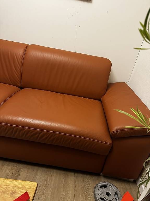 Divani: Sofa 3 Sitzer Echtleder Cognac  – Usato da St. Gallen venduto da lea_hq2w 2