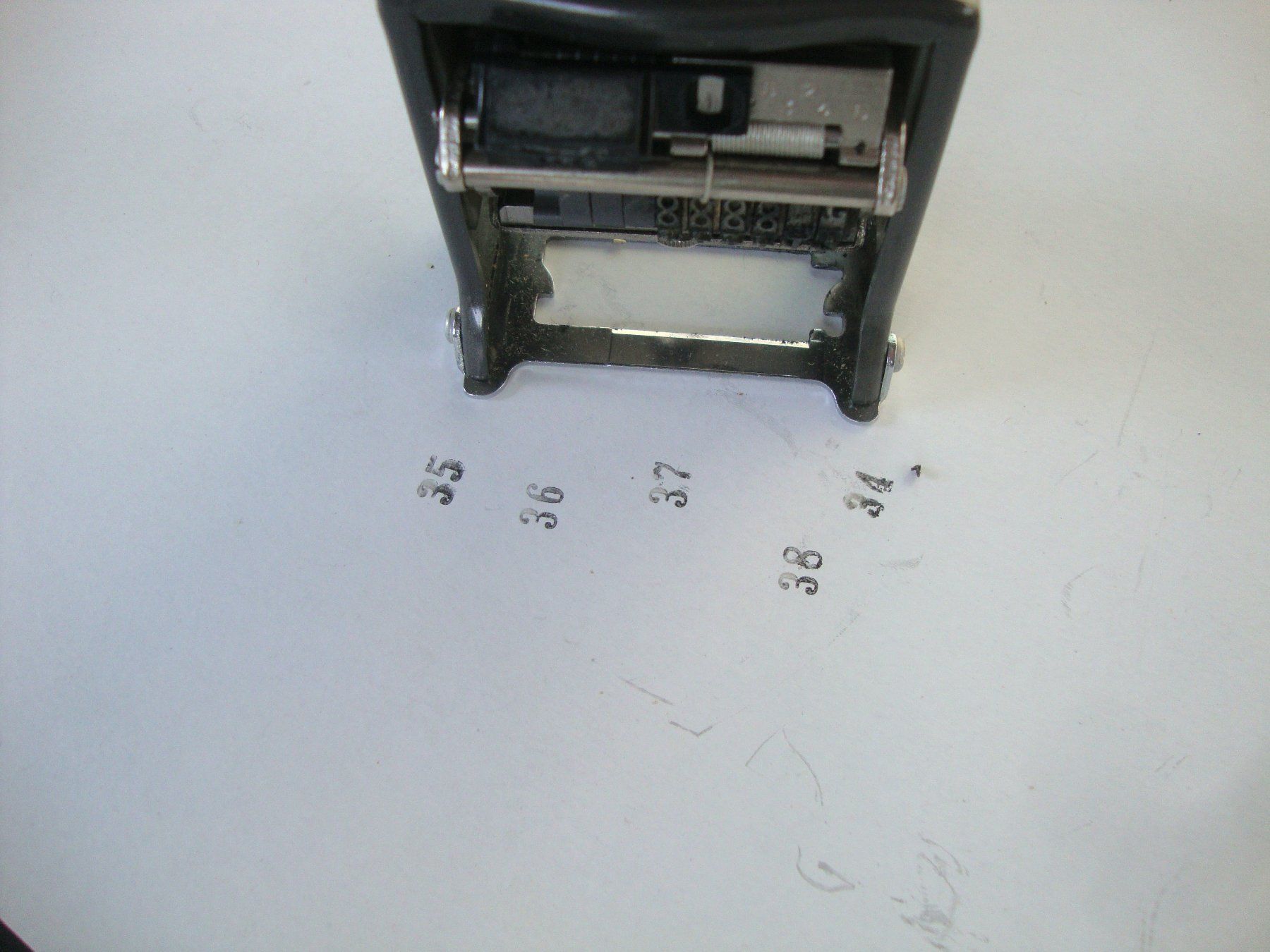 Stempel: Numerateur Büro Schoch Winterthur – Gebraucht aus Winterthur von halle07 6