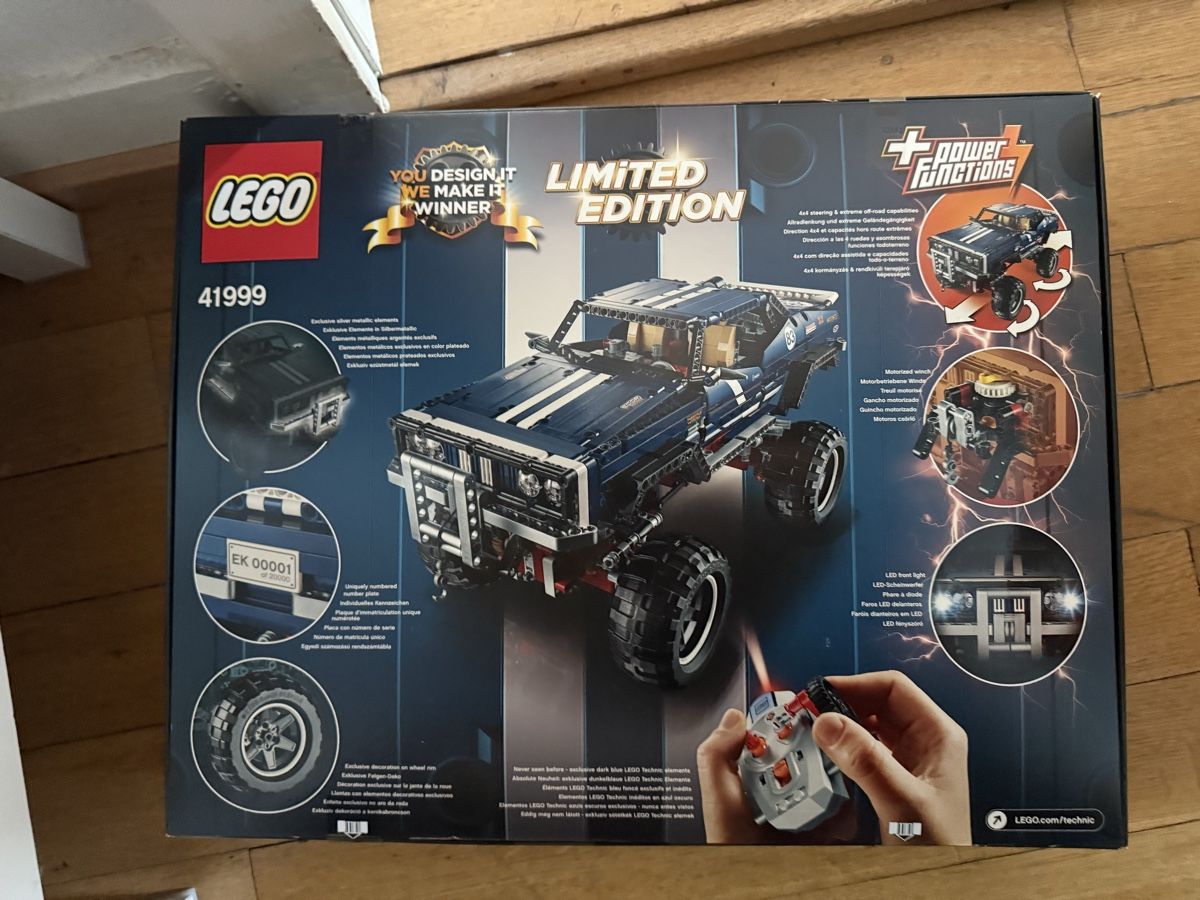 Lego Kit di costruzioni: LEGO Technic 41999 4x4 Crawler Exclusive Edition, Neu! – Nuovo e nell'imballaggio originale da BASEL venduto da zum_schneugge