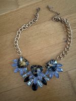 Statement Kette mit Steinen, Modeschmuck, neuwertig!