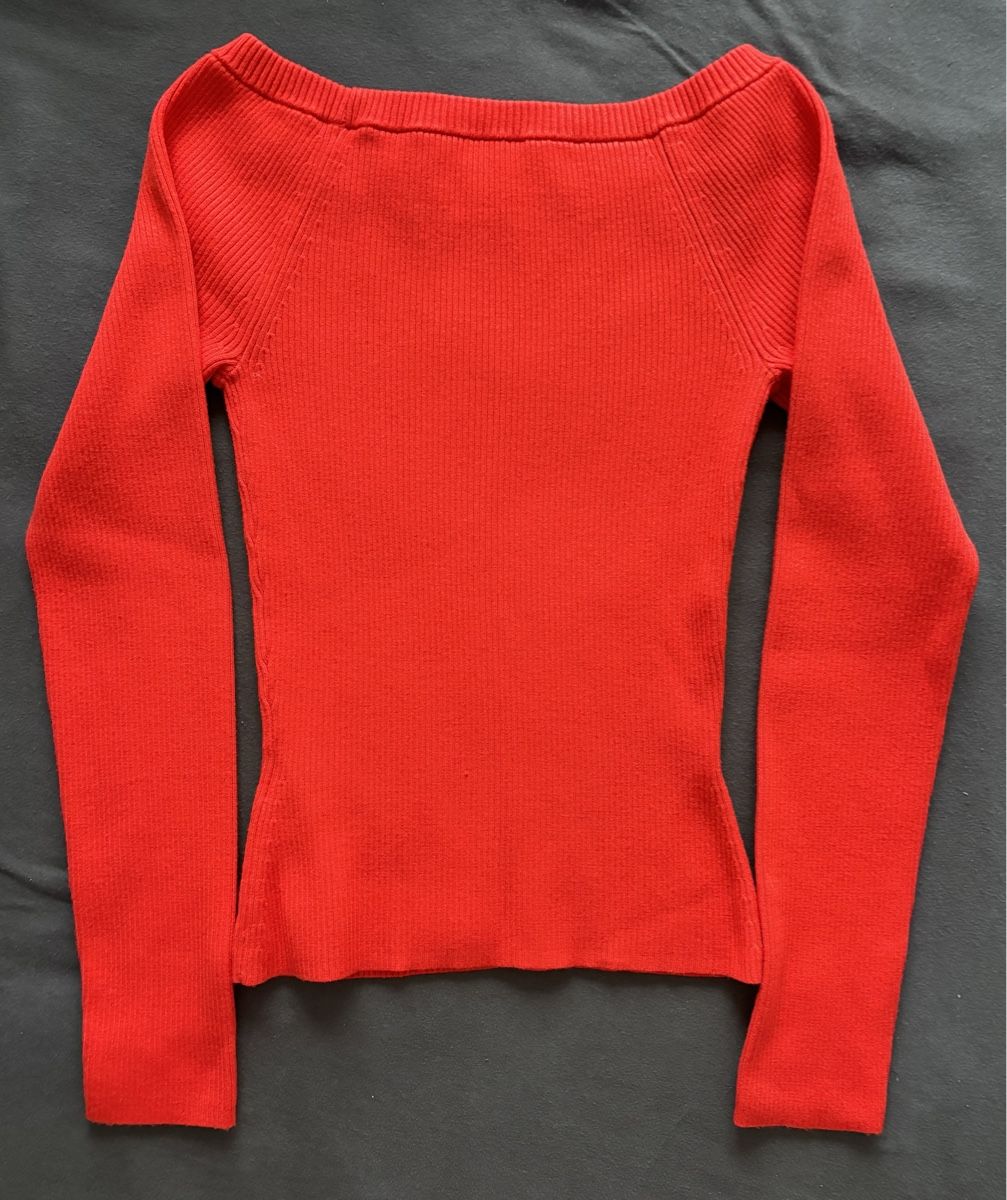 Karen Millen Maglioni & Felpe: Roter Strickpullover Gr. XS, Karen Millen – Nuovo (secondo la descrizione) da Zollikofen venduto da ale_w2sw 1