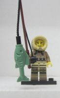 LEGO Collectible Minifigures col068 " Ice Fisherman "