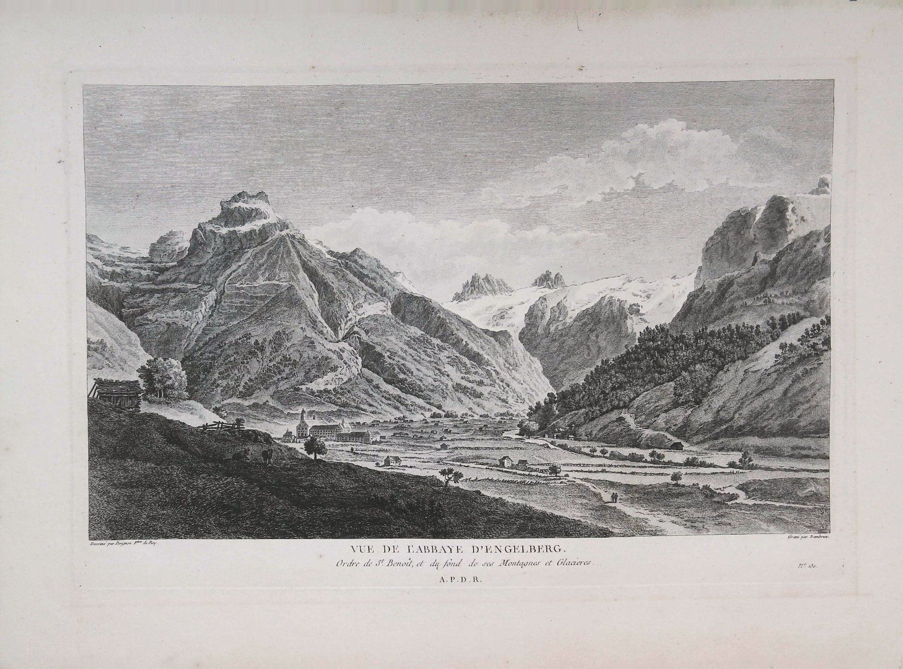 Incisioni: Engelberg Originalkupferstich 1780 – Usato da Rafz venduto da Helvet32