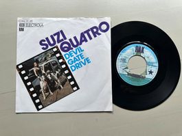 SUZI QUATRO tolle Single Devil Gate Drive Hit Kult Top