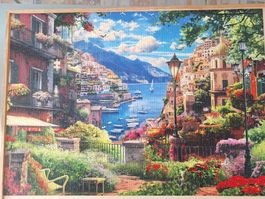 Puzzle der Marke Jumbo  " HOUSES ON THE HILL "