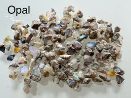 Opale aus Welo Mine  Aethiopen - BEAUTY   Splitter roh  Opal
