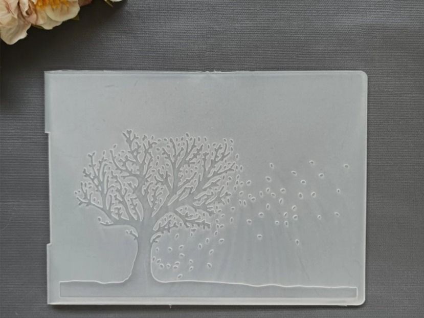 Sciablone: Prägeschablone Nr.710, Baum (Sizzix geeignet) – Nuovo e nell'imballaggio originale da Gretzenbach venduto da Fliegepilz56 1
