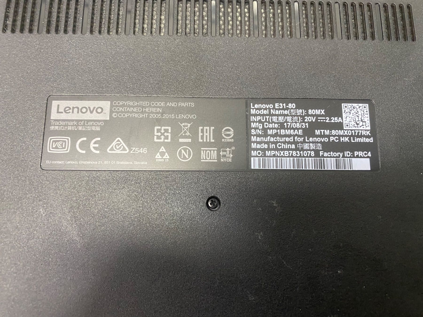 Lenovo Notebooks: Lenovo E31-80 laptop – Gebraucht aus Zürich von Tavares2077 2