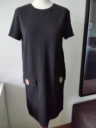 Robe noire Zara, taille M neuve