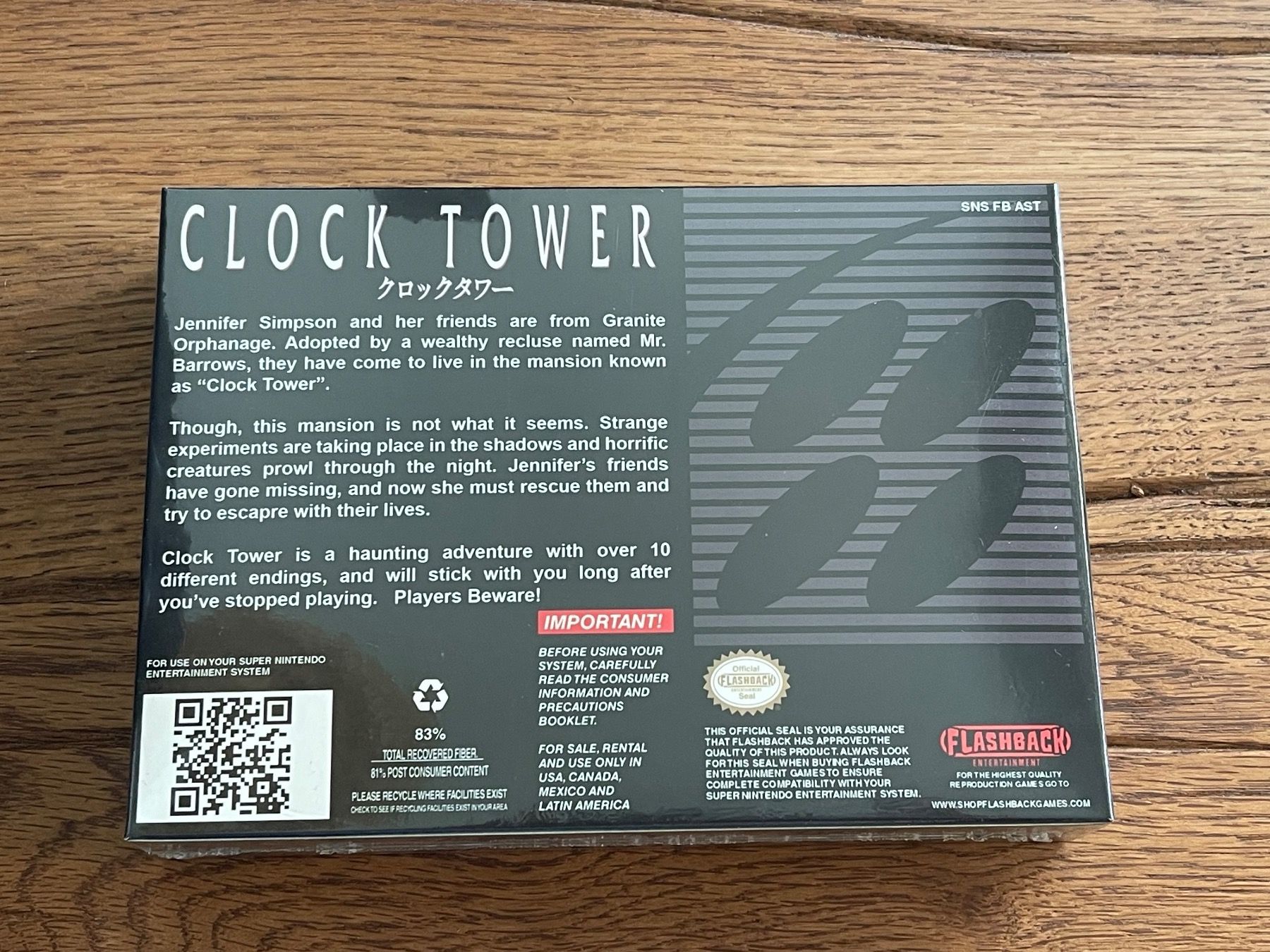 Nintendo Spiele: Clock Tower SNES Sealed! Neu & OVP 🕰️ – Neu (gemäss Beschreibung) aus Zuerich von Dorsi 1