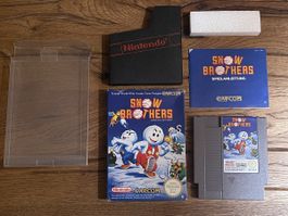 Nintendo NES Snow Brothers Komplett! PAL B Sehr selten schön